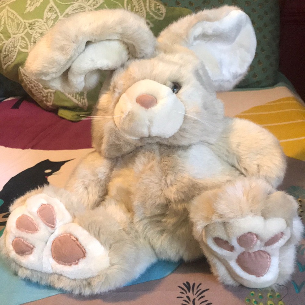 Large stuffed bunny